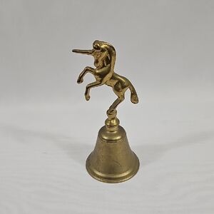 Gold Unicorn Decorative Bell